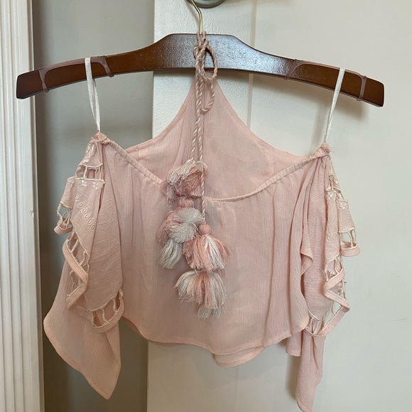 Rahi Cali Off the Shoulder Halter Top - Picture 4 of 5